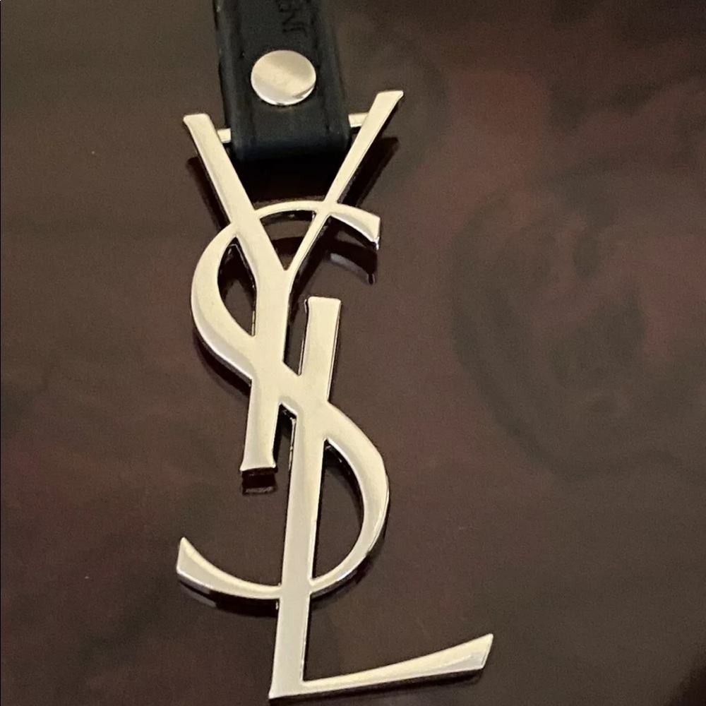 YVES Saint Laurent Black Keychain
